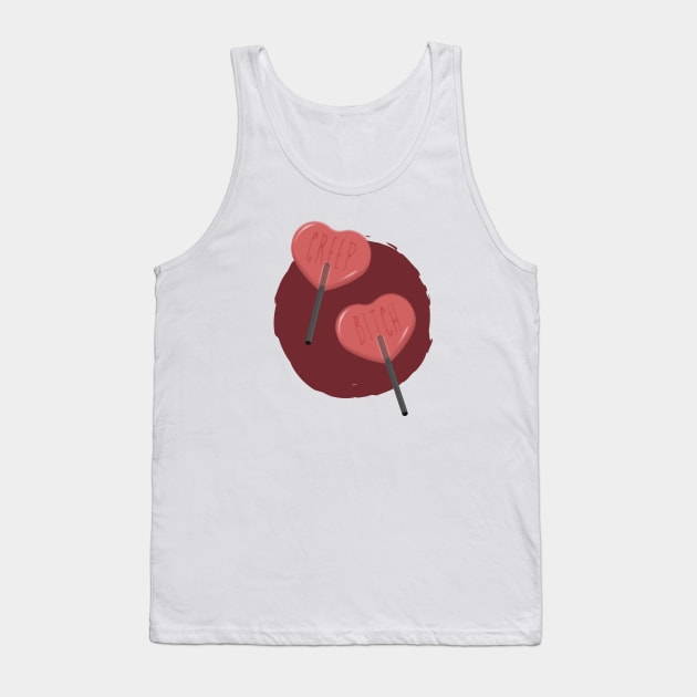 Creepy Cute Lollipops Tank Top by Sasyall